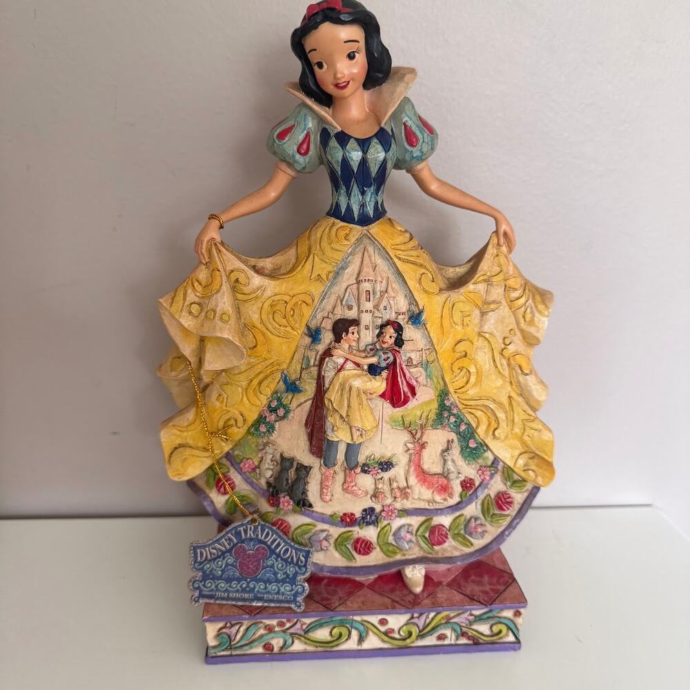 Jim Shore Disney Traditions "Fairy Tale Endings" Snow White Figurine New